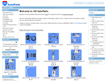Tablet Screenshot of adautoparts.com